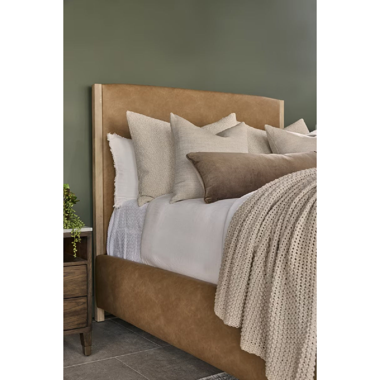 Solid Wood Framed King Bed | Oroa.com