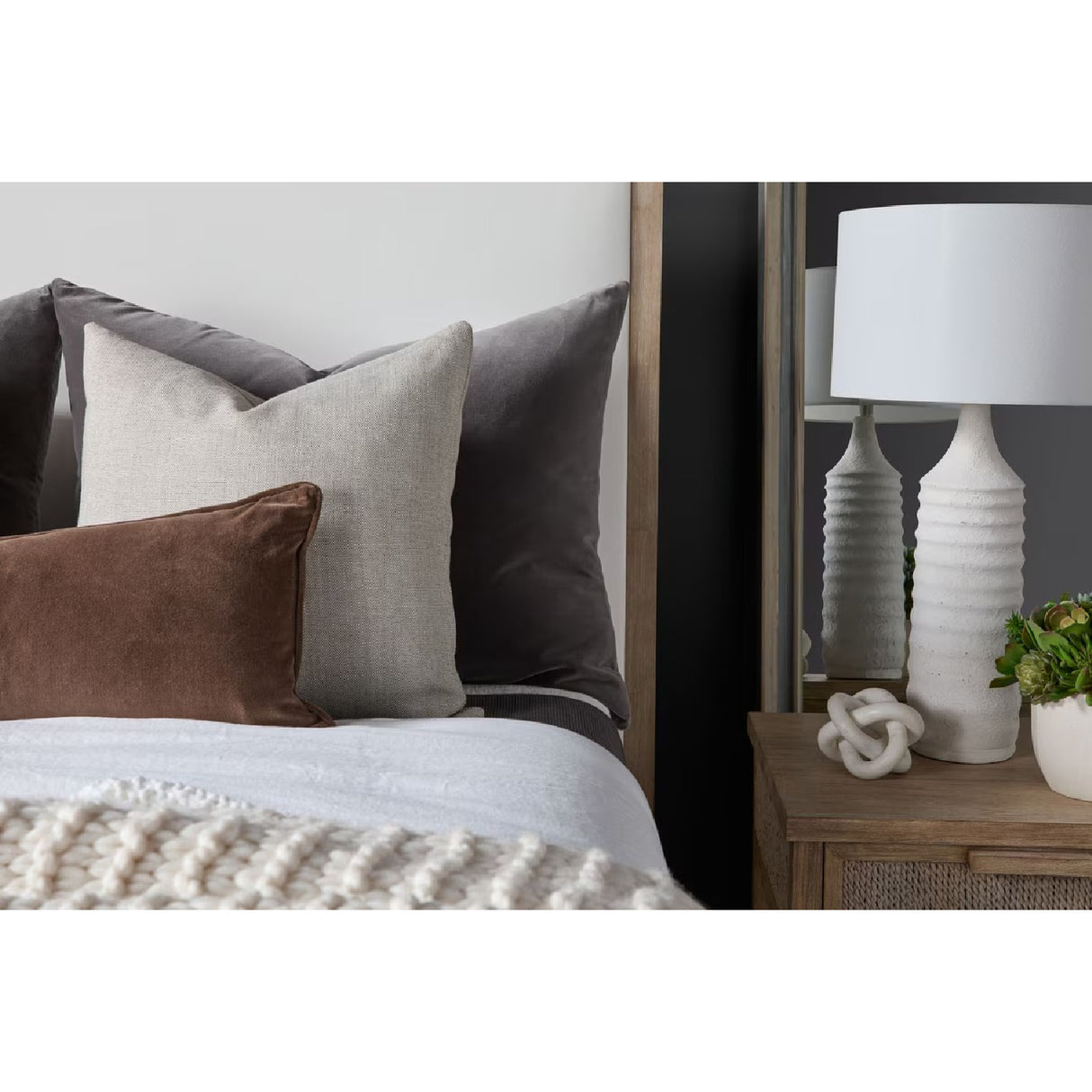 Solid Wood Framed King Bed | Oroa.com