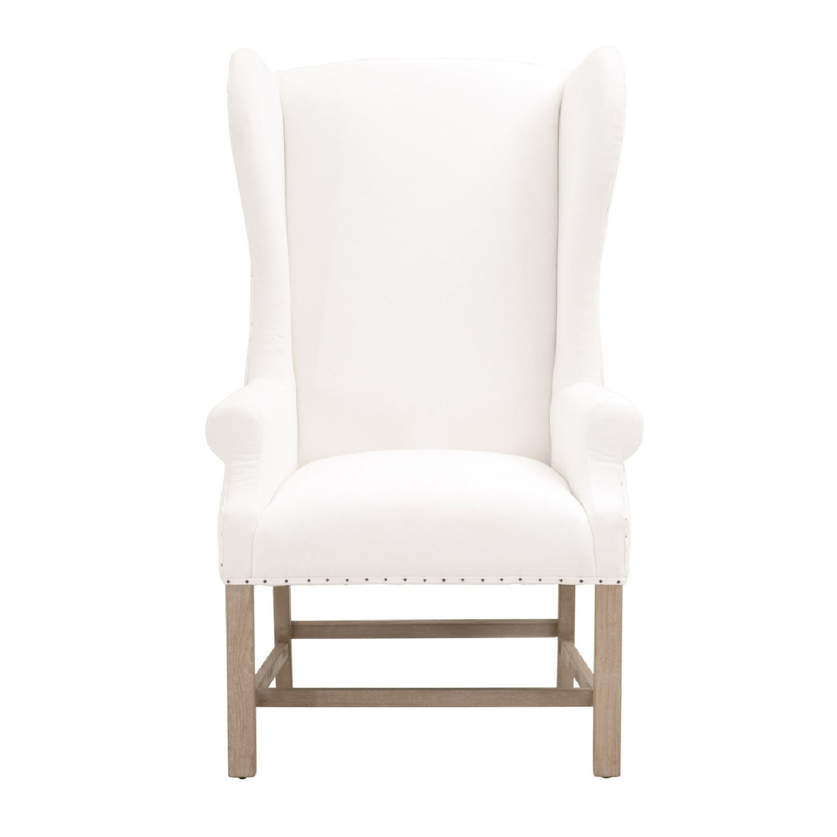 French Linen Wingback Accent Chair | Oroa.com