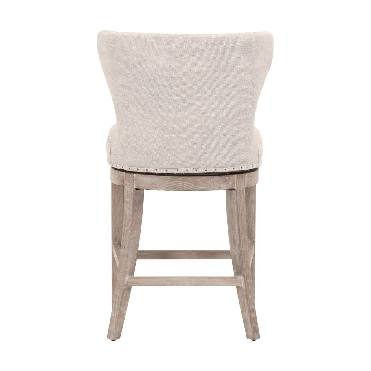 Modern European furniture - Nail Tacked Swivel Counter Stool - www.oroa.com | Oroa.com