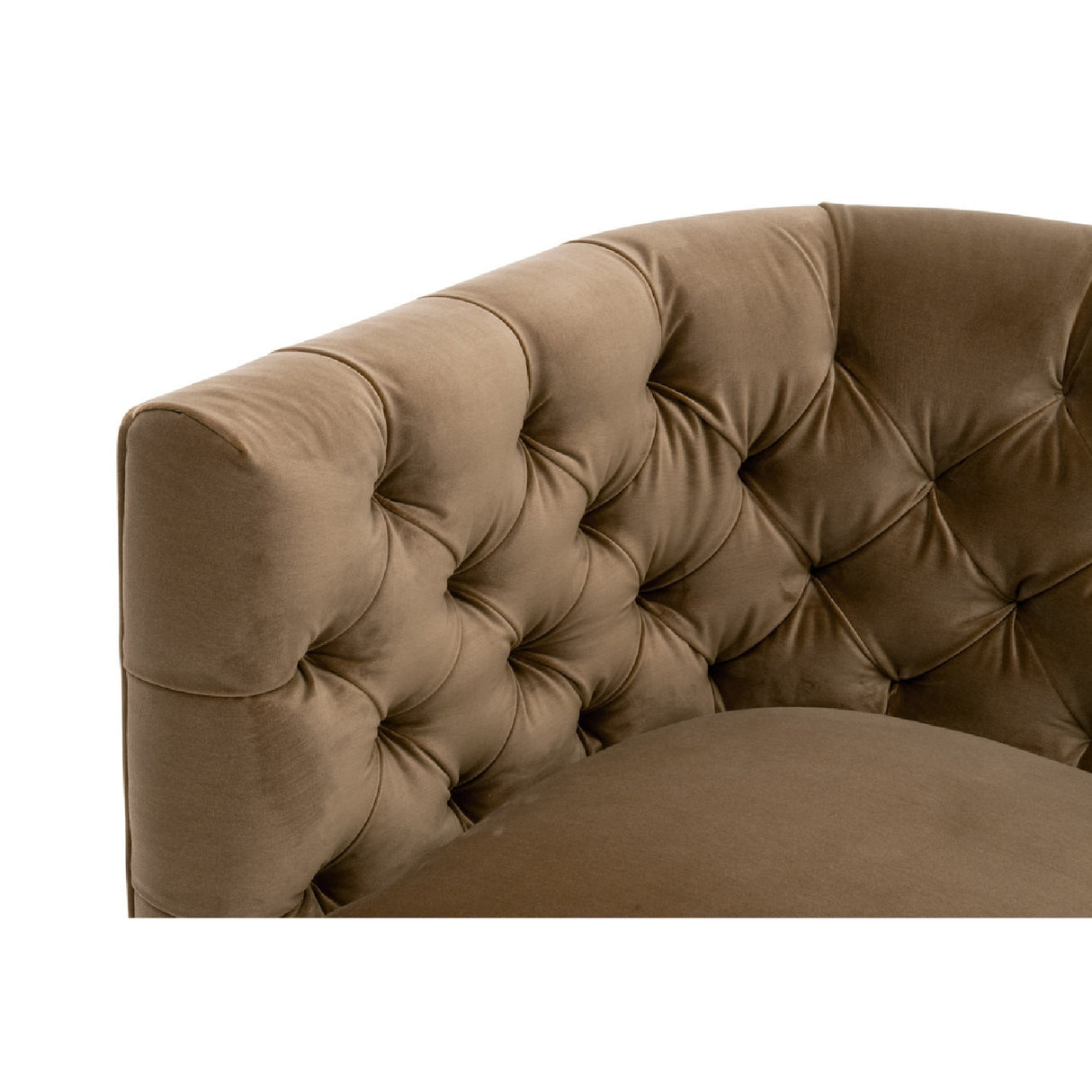 Tufted Back Swivel Club Chair | Oroa.com