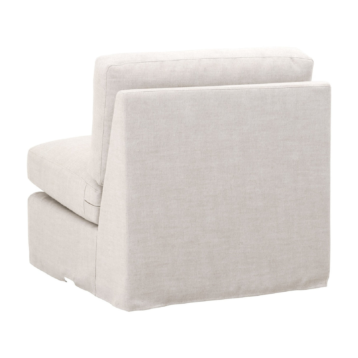 Cream Skirted Modular Accent Chair | Oroa.com
