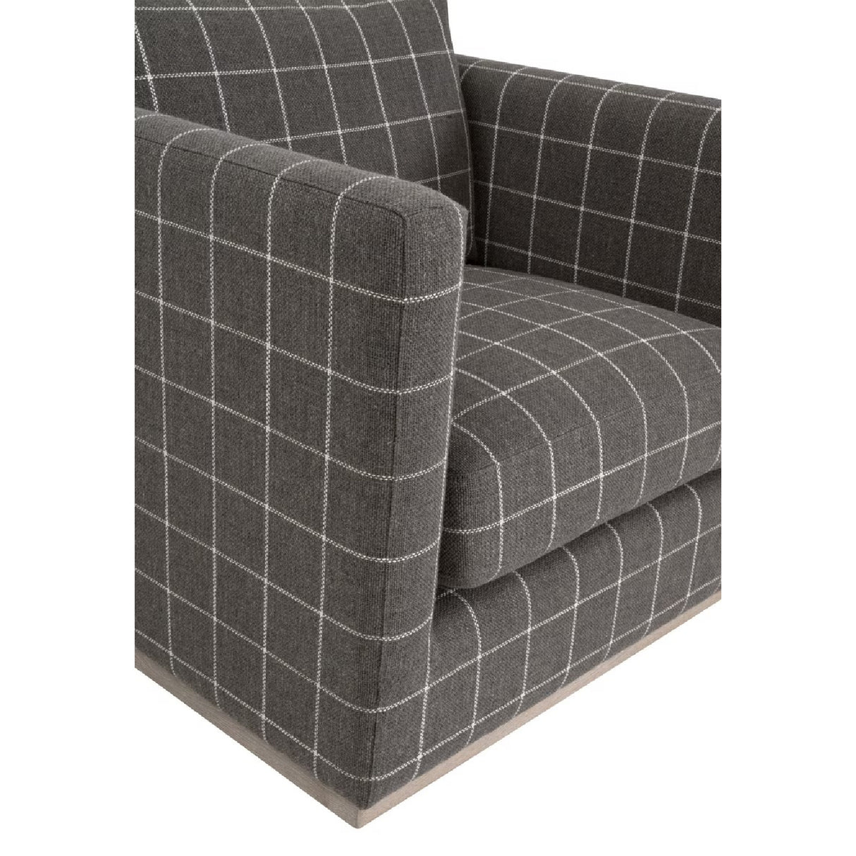 Oak Base Swivel Club Chair | Oroa.com