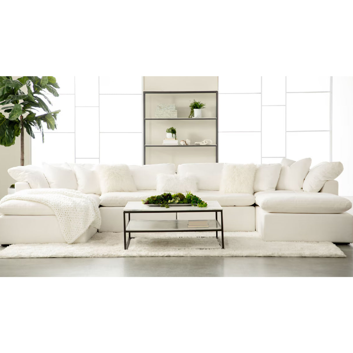 Modern European furniture - Cushioned Modular Sofa Chair - www.oroa.com | Oroa.com