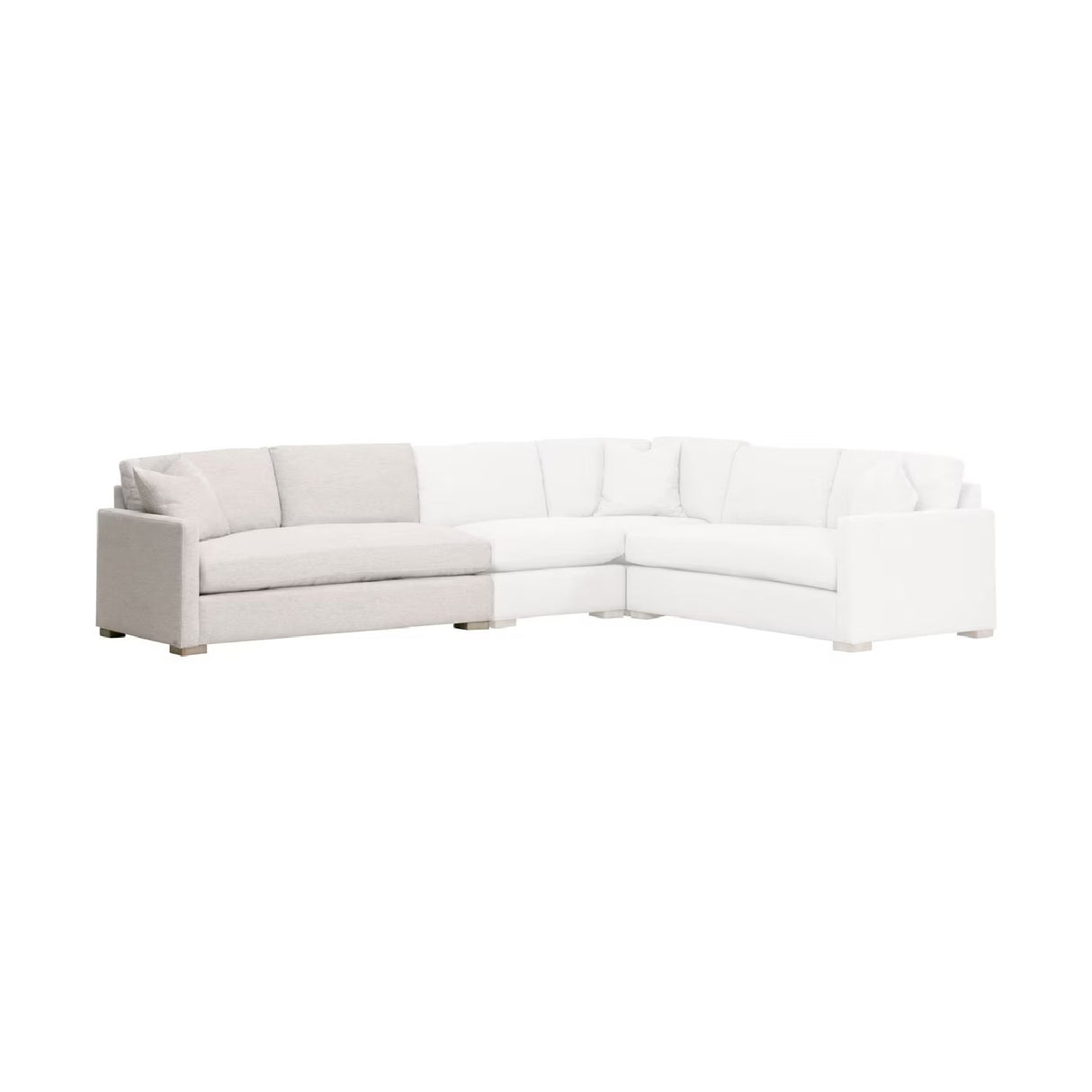 Gray Modular 2-Seater Sofa | Oroa.com