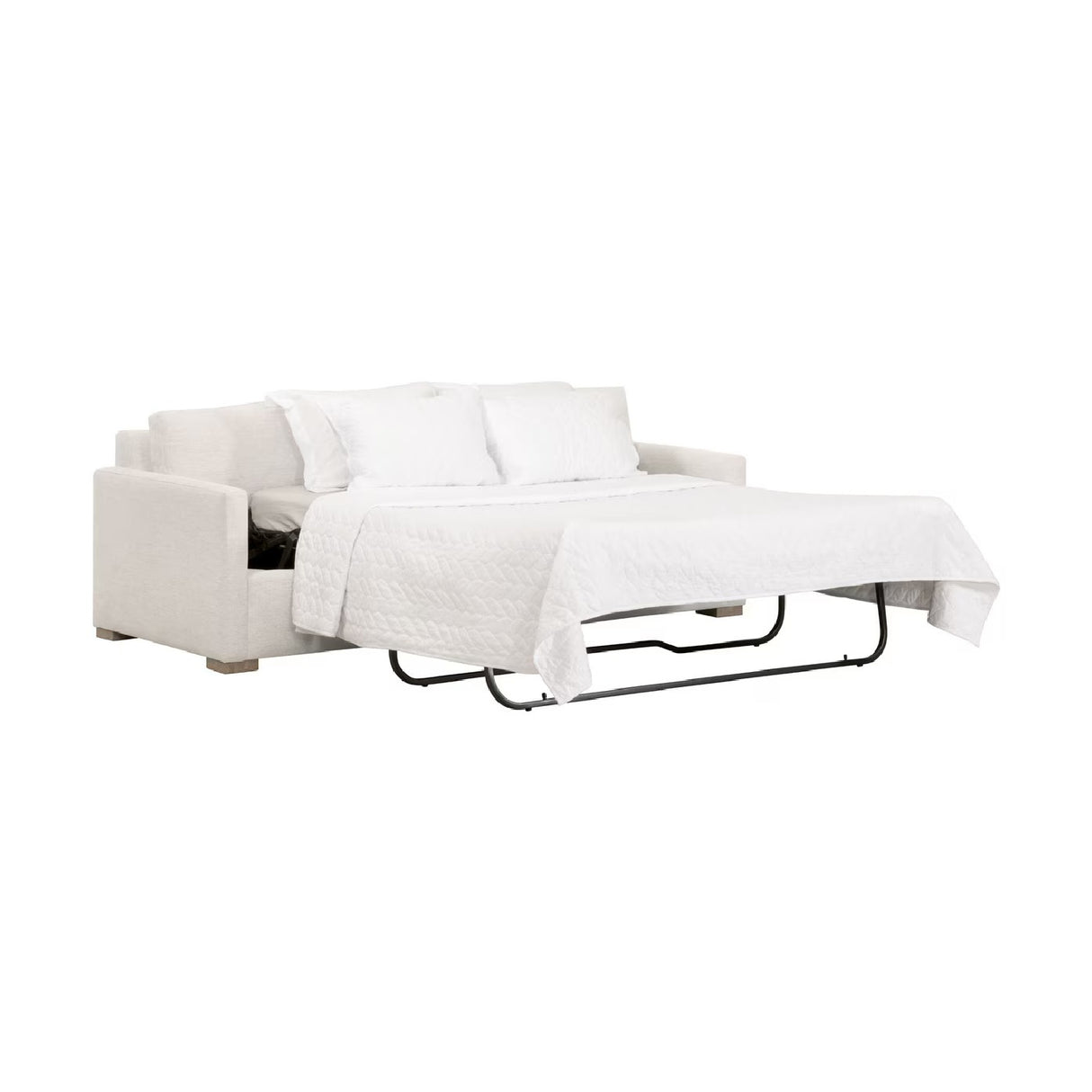 Gray Slim-Armed Queen Sleeper Sofa | Oroa.com