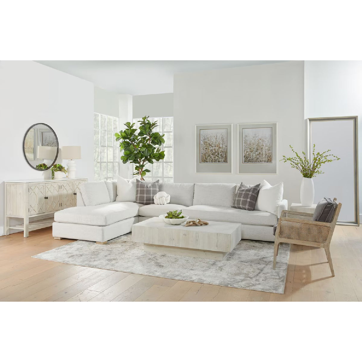 Gray Modular Chaise Lounge | Oroa.com