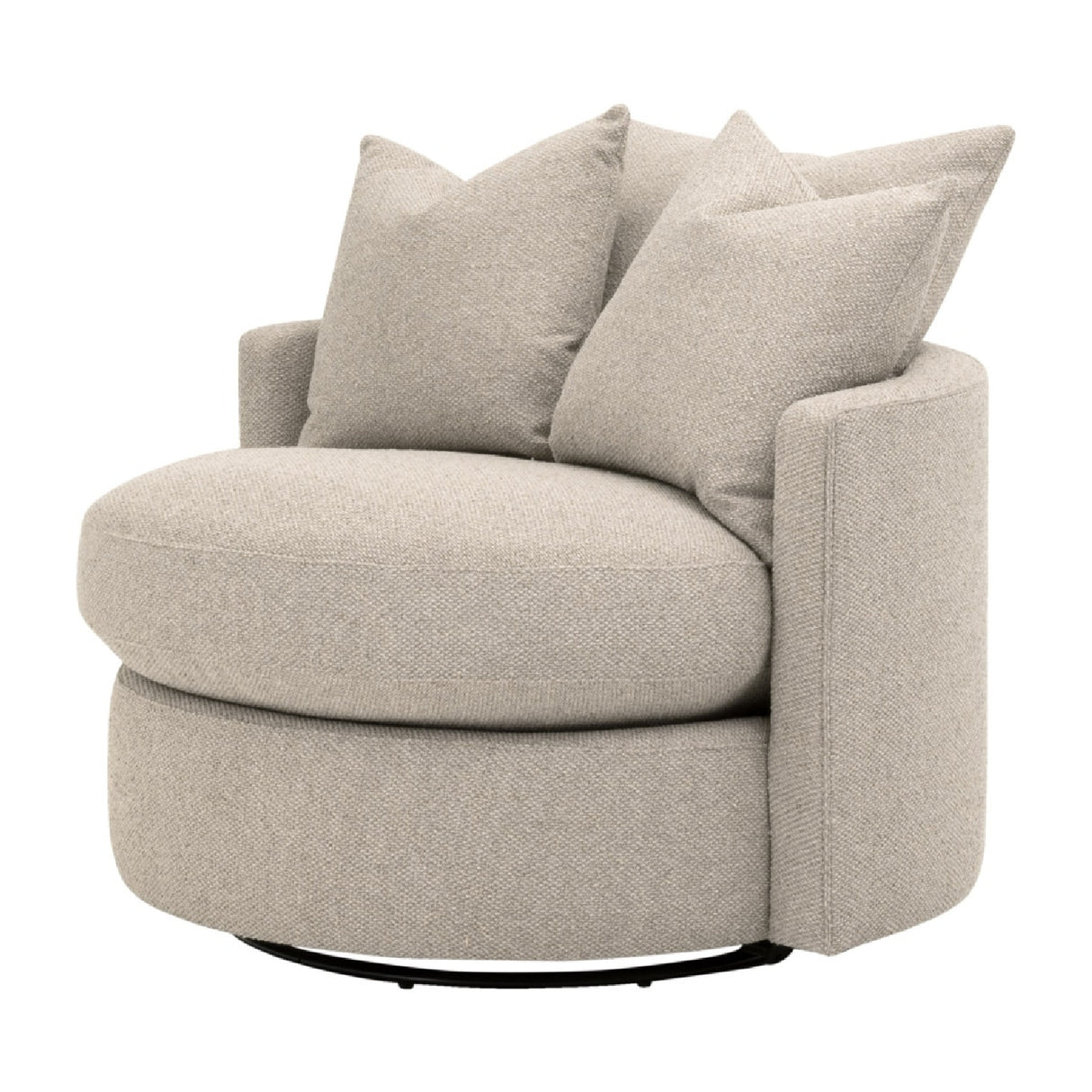 Round Petite Swivel Sofa | Oroa.com
