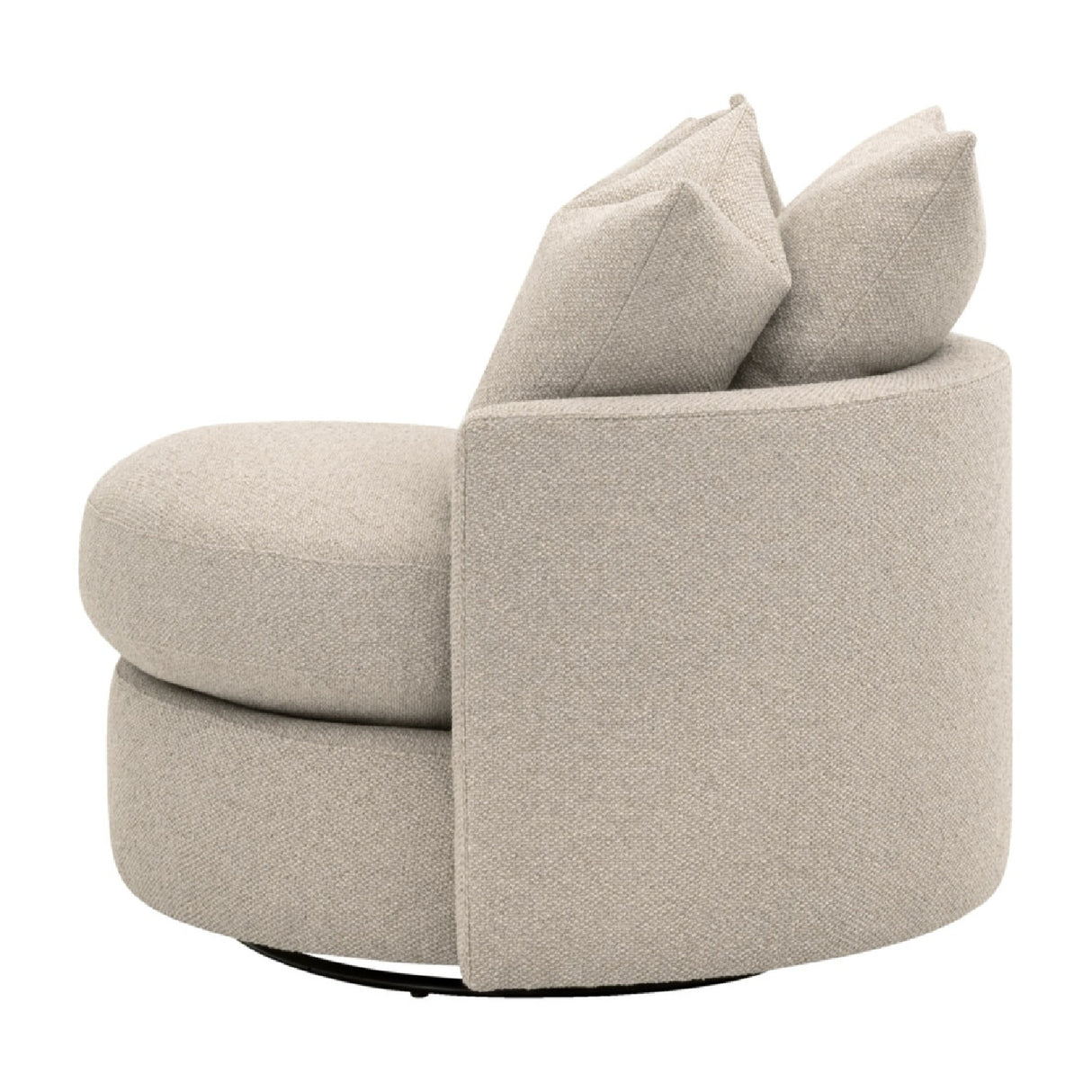 Round Petite Swivel Sofa | Oroa.com