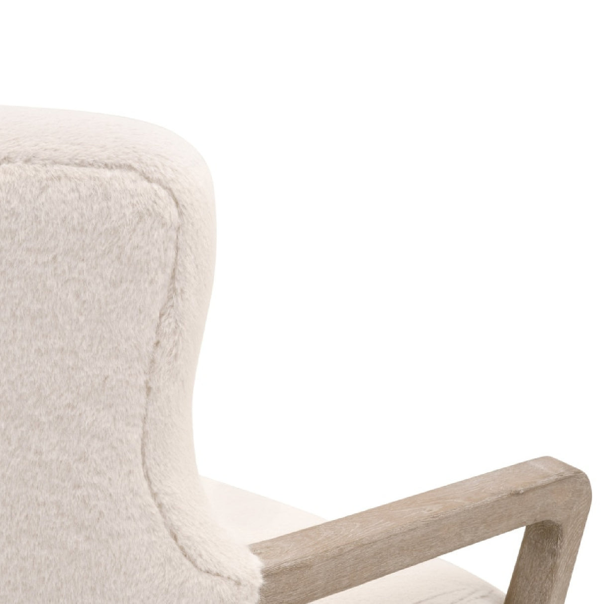 Cream Cushioned Lounge Chair | Oroa.com