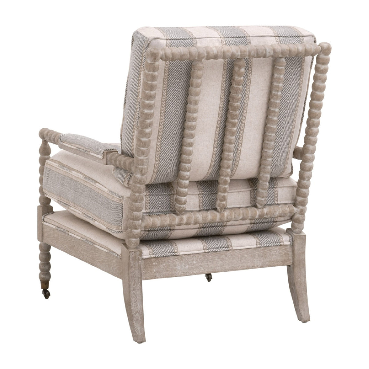 Gray Stripes Accent Chair | Oroa.com