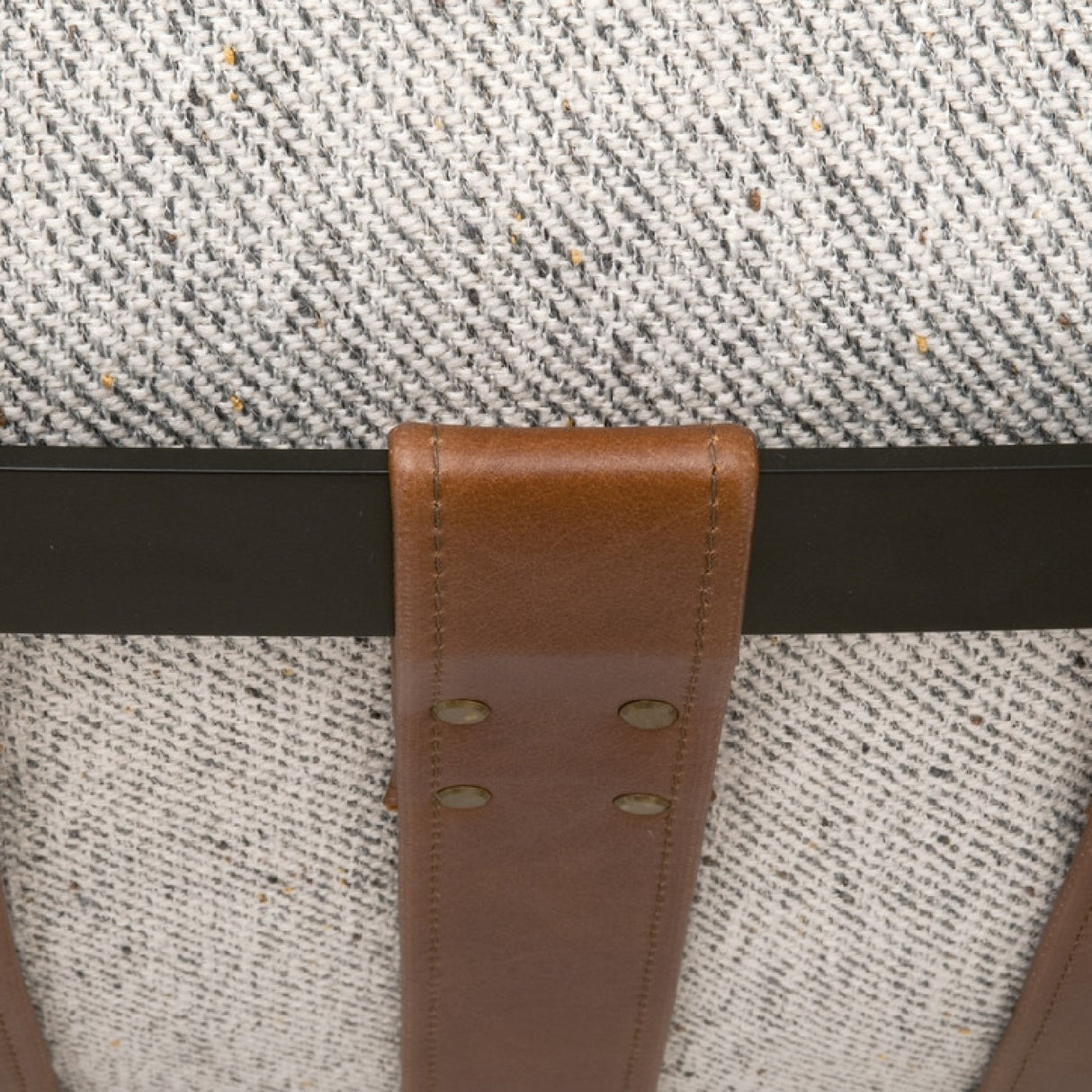 Brown Leather Strap Lounge Chair | Oroa.com