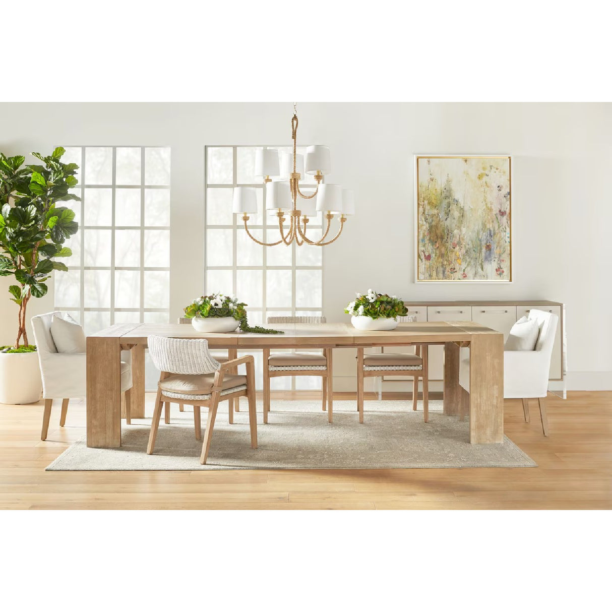 White Slipcover Dining Armchair | Oroa.com