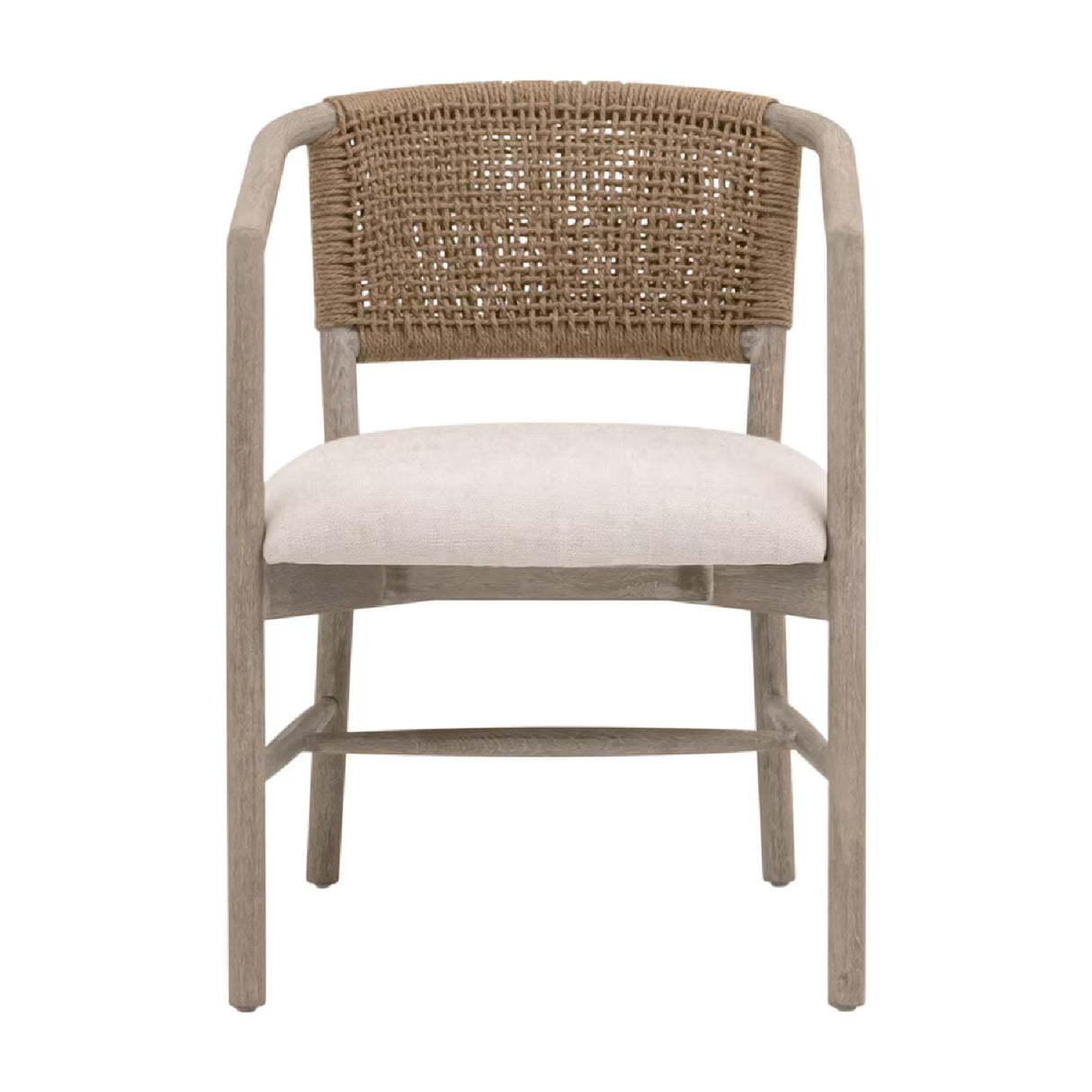 Modern European furniture - Jute Twine Back Accent Chair - www.oroa.com | Oroa.com
