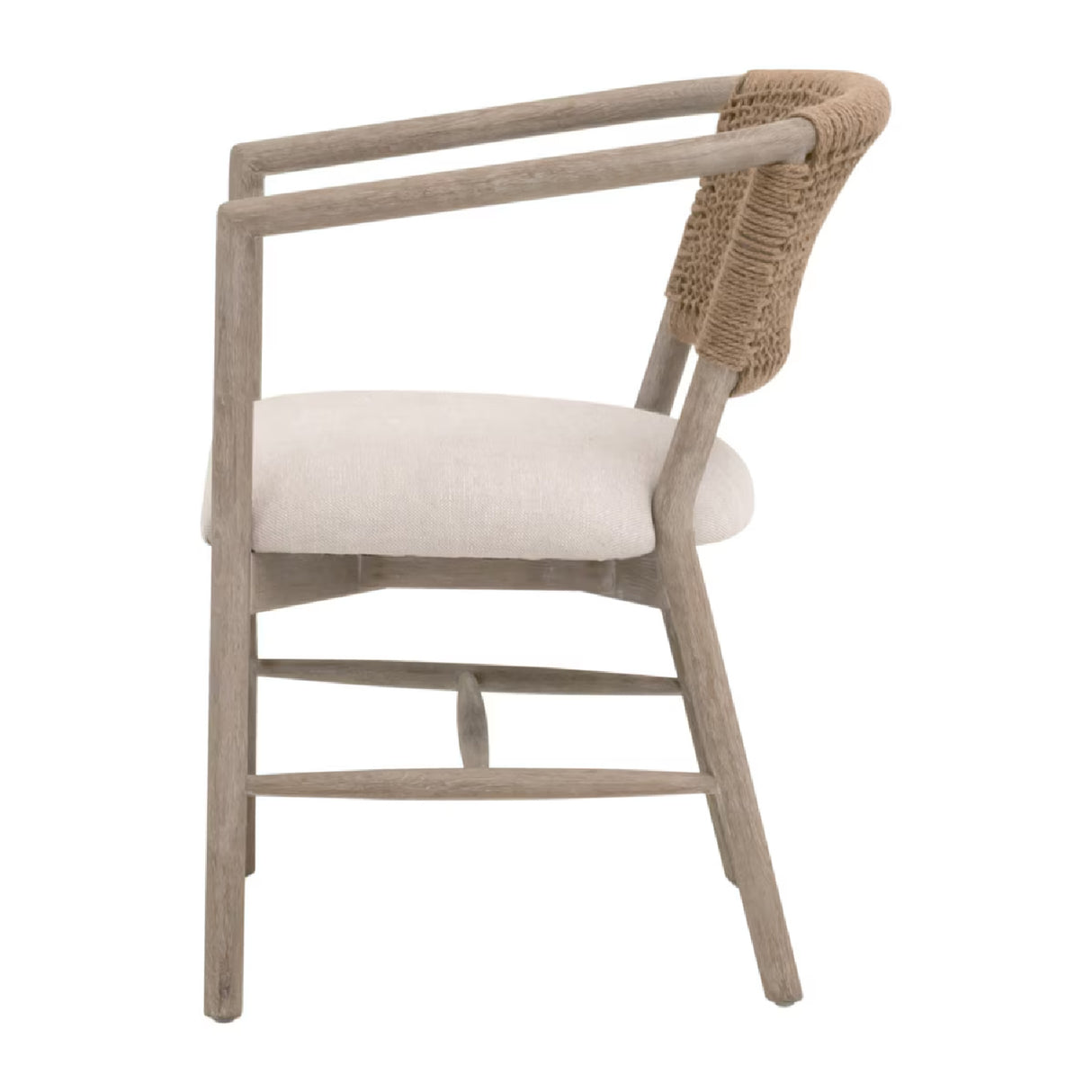 Modern European furniture - Jute Twine Back Accent Chair - www.oroa.com | Oroa.com