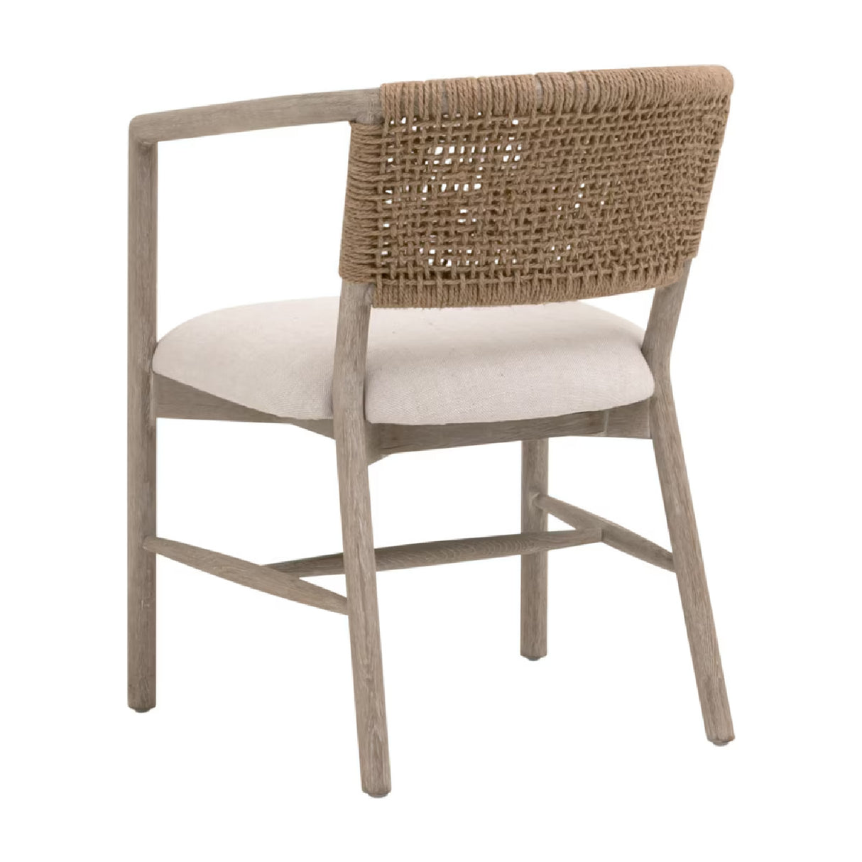 Modern European furniture - Jute Twine Back Accent Chair - www.oroa.com | Oroa.com