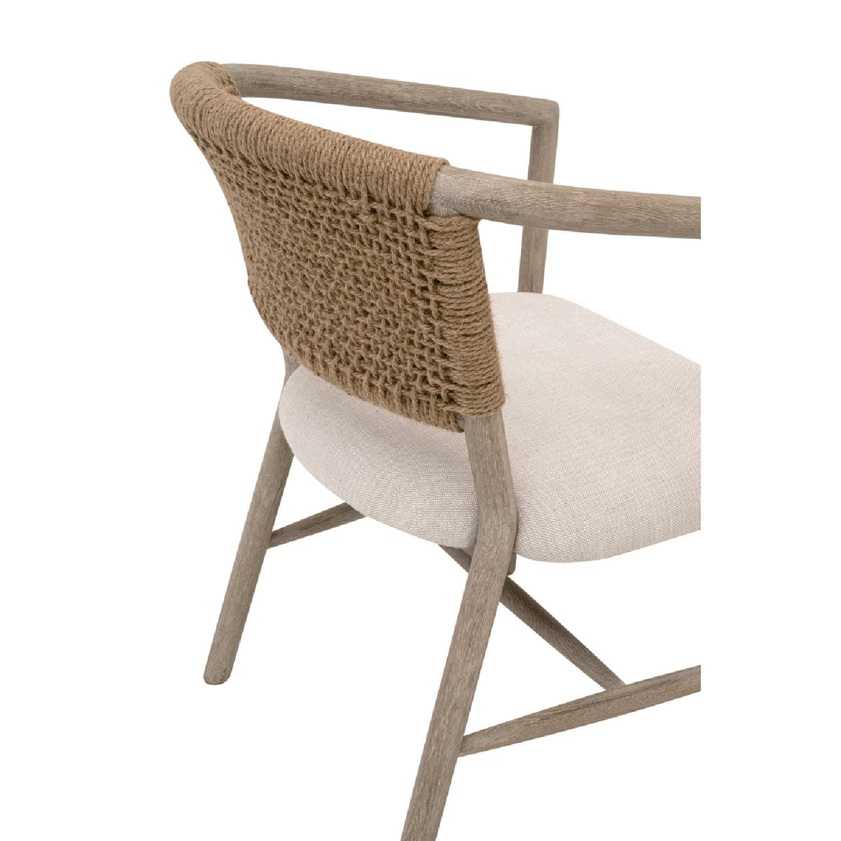 Modern European furniture - Jute Twine Back Accent Chair - www.oroa.com | Oroa.com