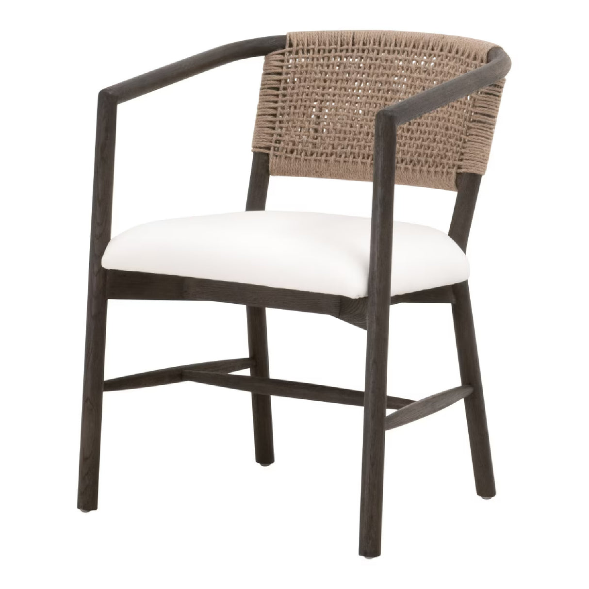 Modern European furniture - Jute Twine Back Accent Chair - www.oroa.com | Oroa.com