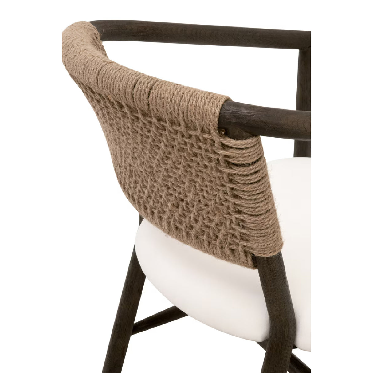 Modern European furniture - Jute Twine Back Accent Chair - www.oroa.com | Oroa.com