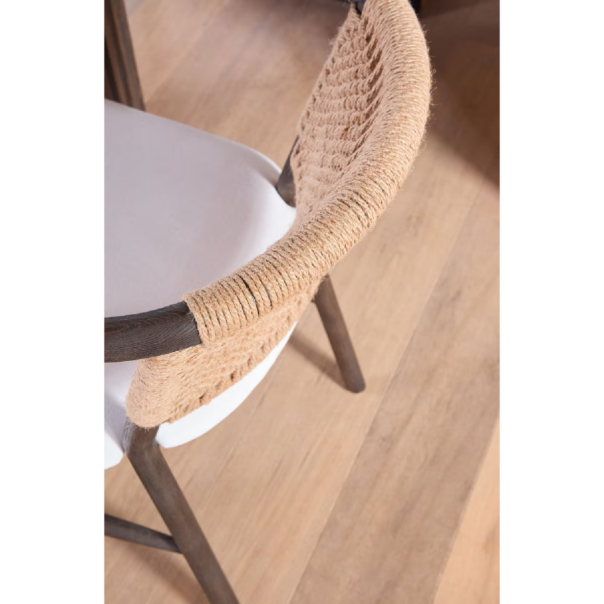 Modern European furniture - Jute Twine Back Accent Chair - www.oroa.com | Oroa.com