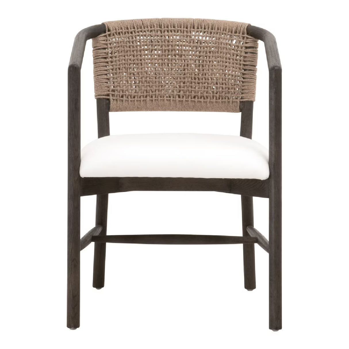 Modern European furniture - Jute Twine Back Accent Chair - www.oroa.com | Oroa.com