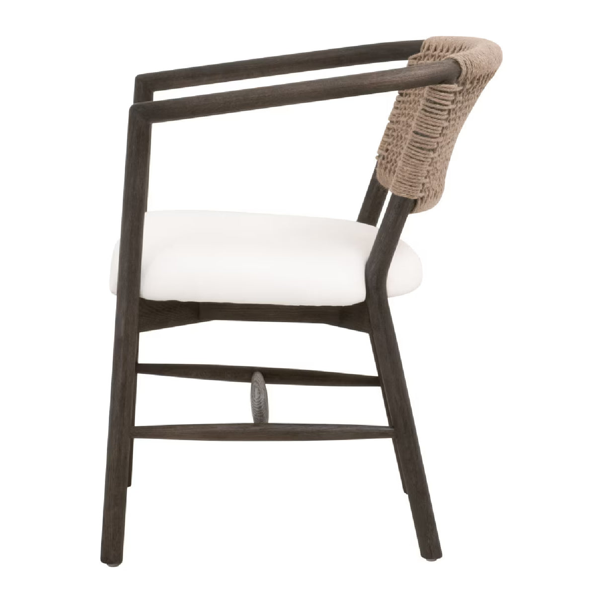 Modern European furniture - Jute Twine Back Accent Chair - www.oroa.com | Oroa.com