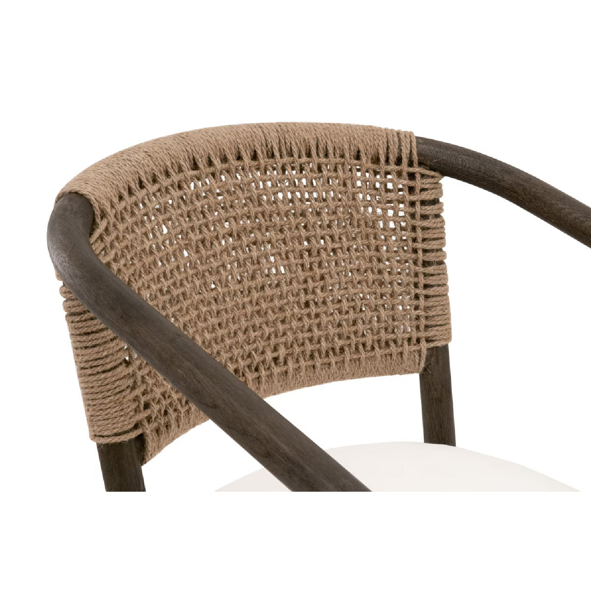 Modern European furniture - Jute Twine Back Accent Chair - www.oroa.com | Oroa.com