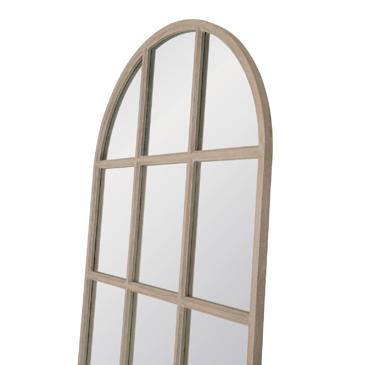 Gray Oak Arched Mirror | Oroa.com