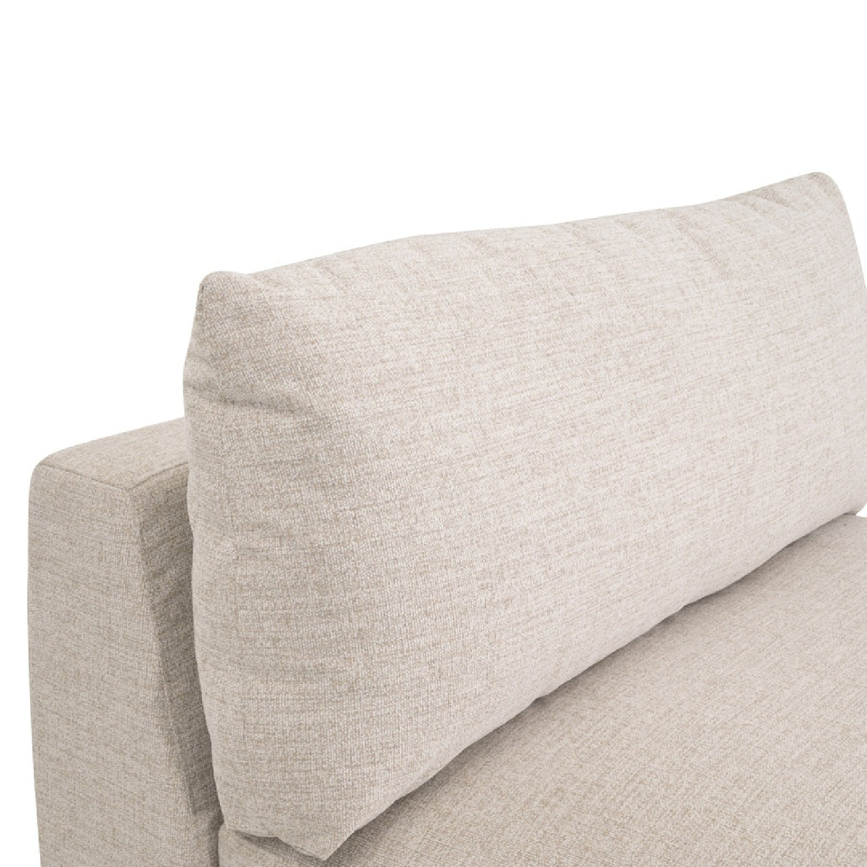 Beige Outdoor Modular Armless Chair | Oroa.com