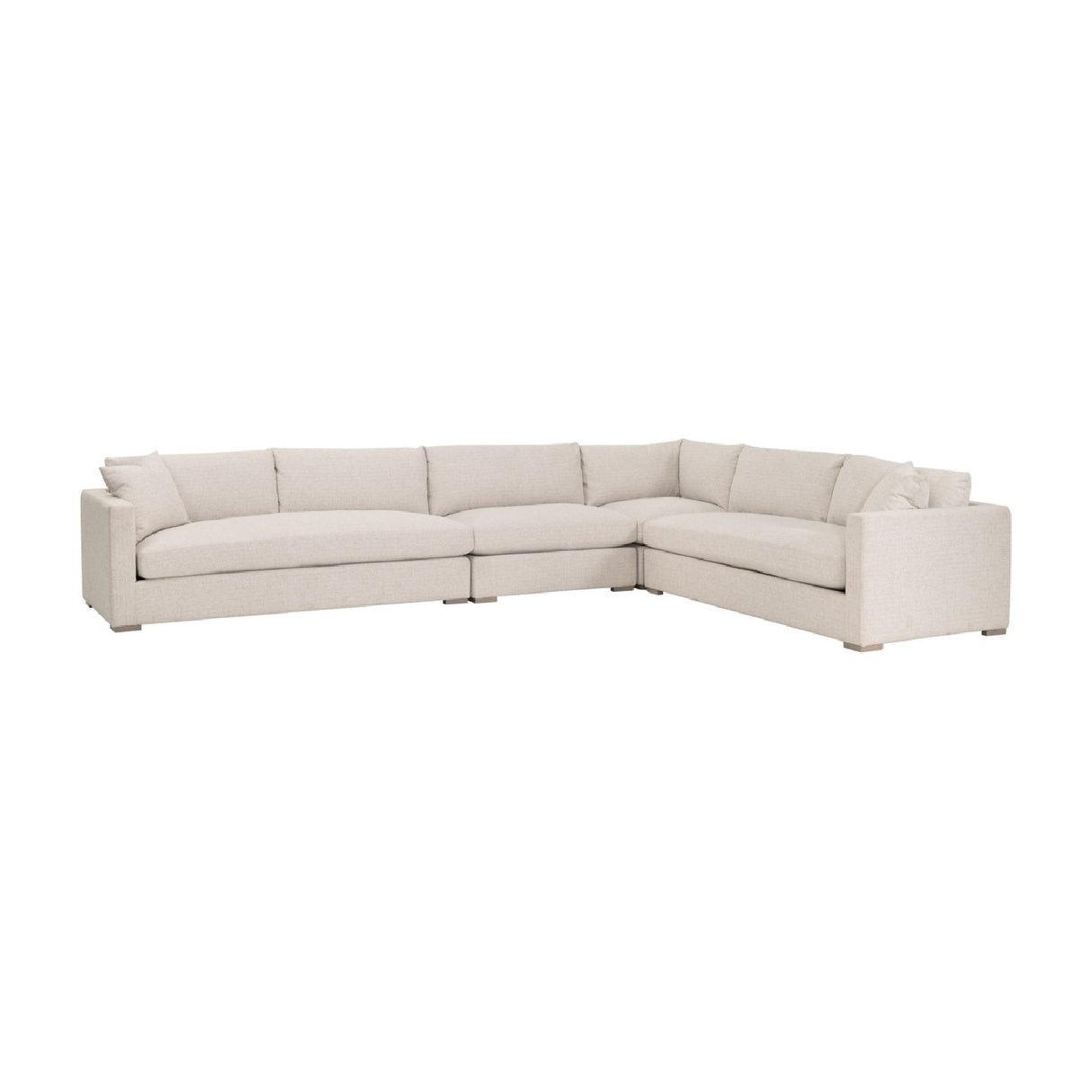 Beige Outdoor Modular Armless Chair | Oroa.com