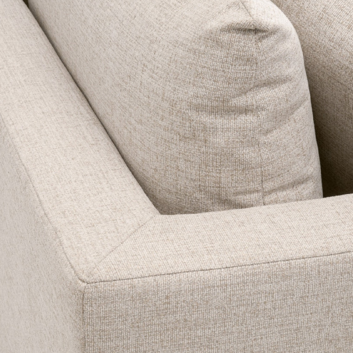 Beige Track-Armed Outdoor Sofa | Oroa.com