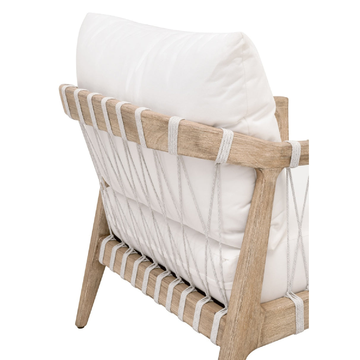 White Cushioned Club Chair | Oroa.com