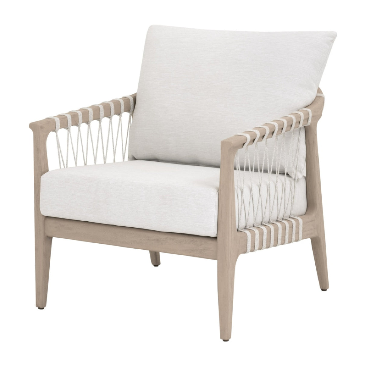 White Cushioned Outdoor Club Chair | Oroa.com