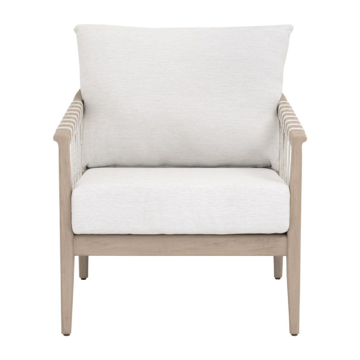 White Cushioned Outdoor Club Chair | Oroa.com