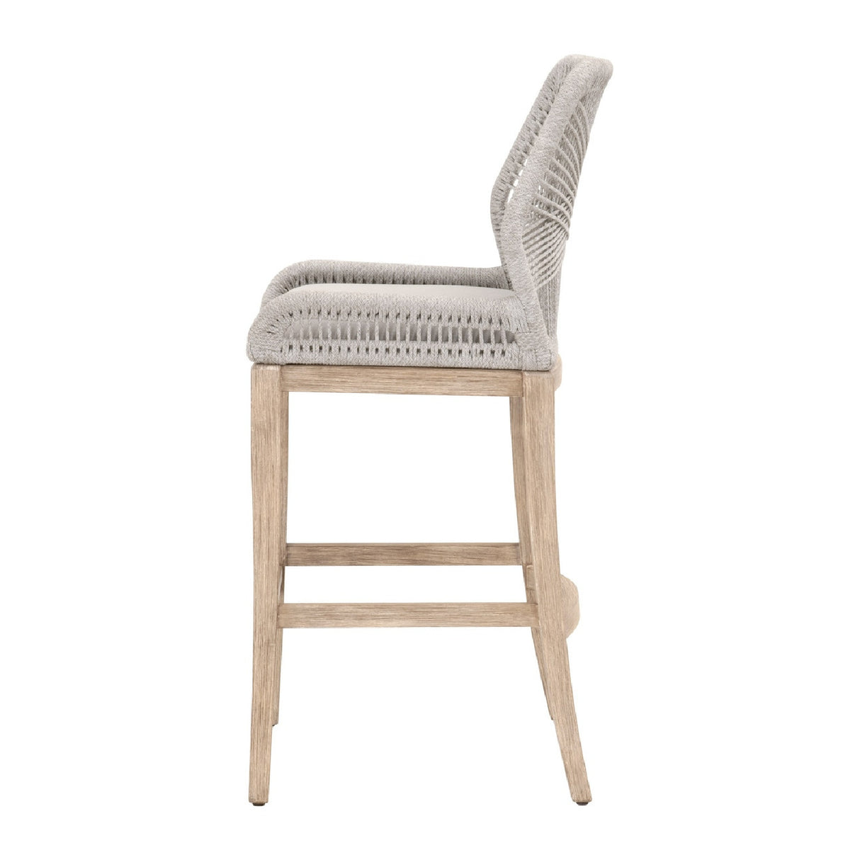 Woven Flat Rope Bar Stool | Oroa.com