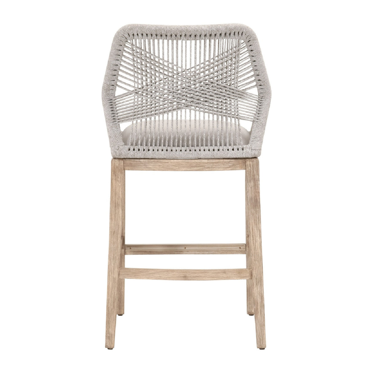 Woven Flat Rope Bar Stool | Oroa.com