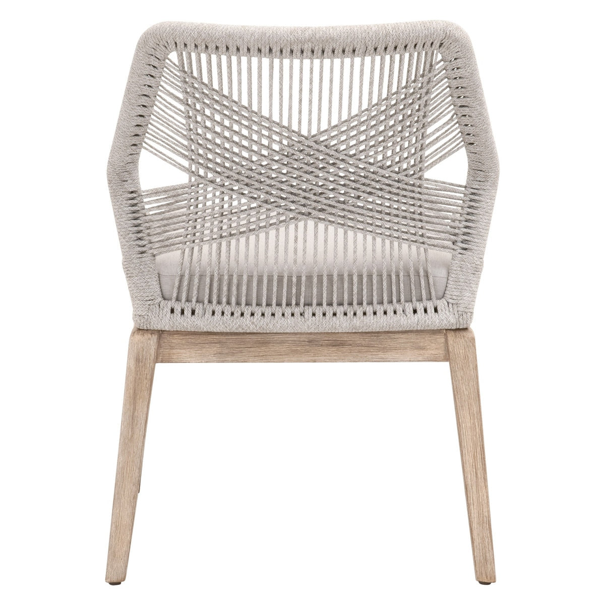 Woven Flat Rope Dining Chairs (2) | Oroa.com
