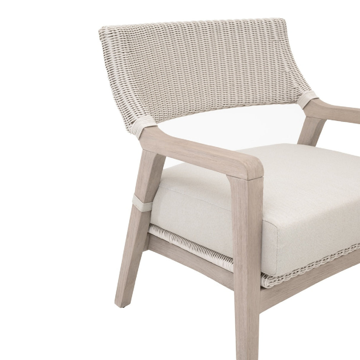Modern European furniture - White Rattan Outdoor Club Chair - www.oroa.com | Oroa.com