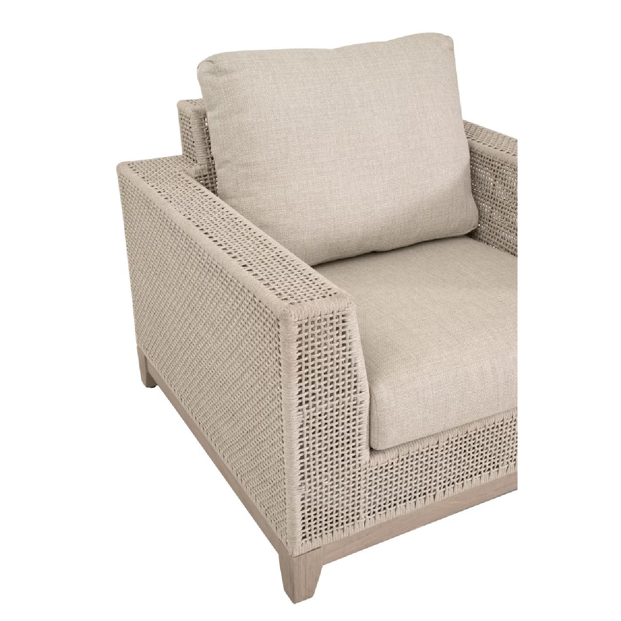 Modern European furniture - Flat Rope Outdoor Sofa Chair - www.oroa.com | Oroa.com