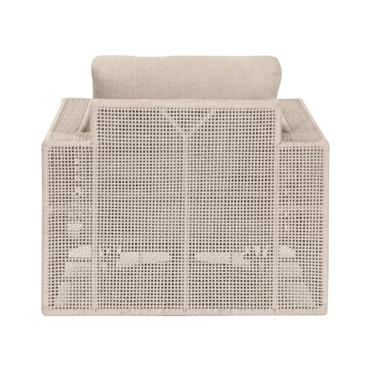 Flat Rope Outdoor Swivel Chair | Oroa.com