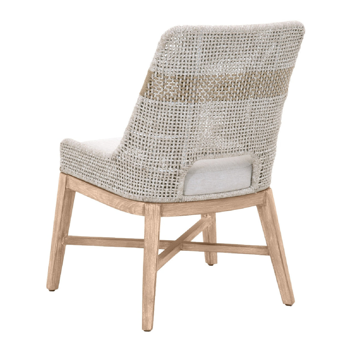 Taupe Stripe Rope Dining Chairs (2) | Oroa.com