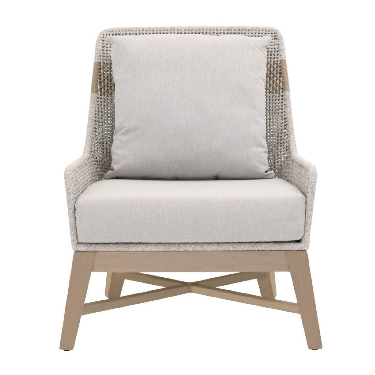 Taupe Rope Outdoor Club Chair | Oroa.com