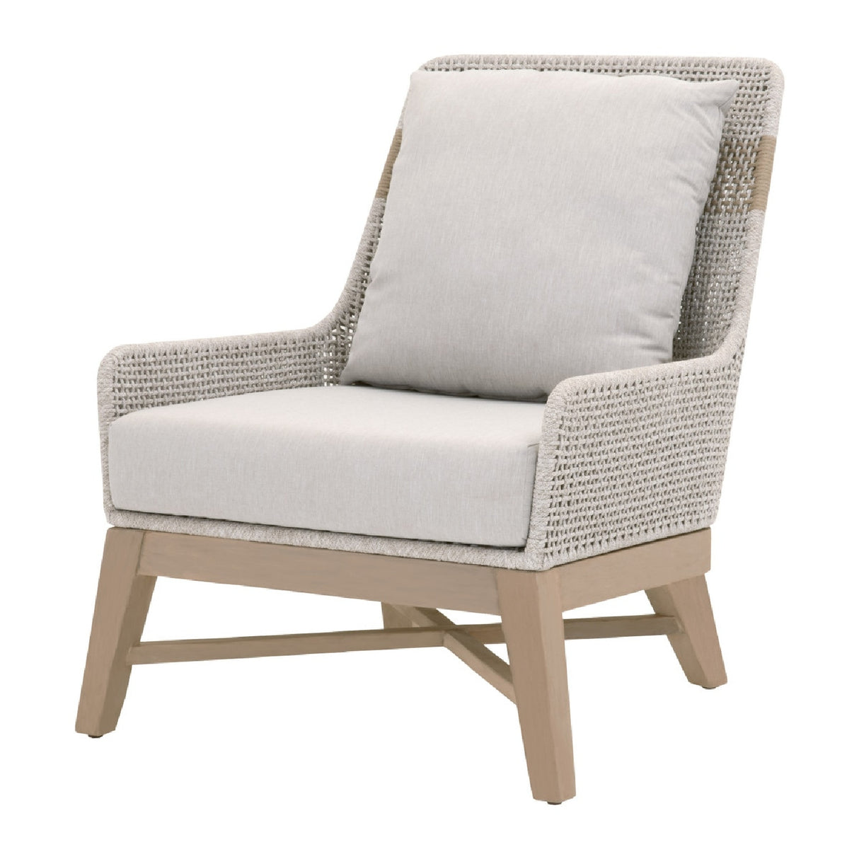 Taupe Rope Outdoor Club Chair | Oroa.com