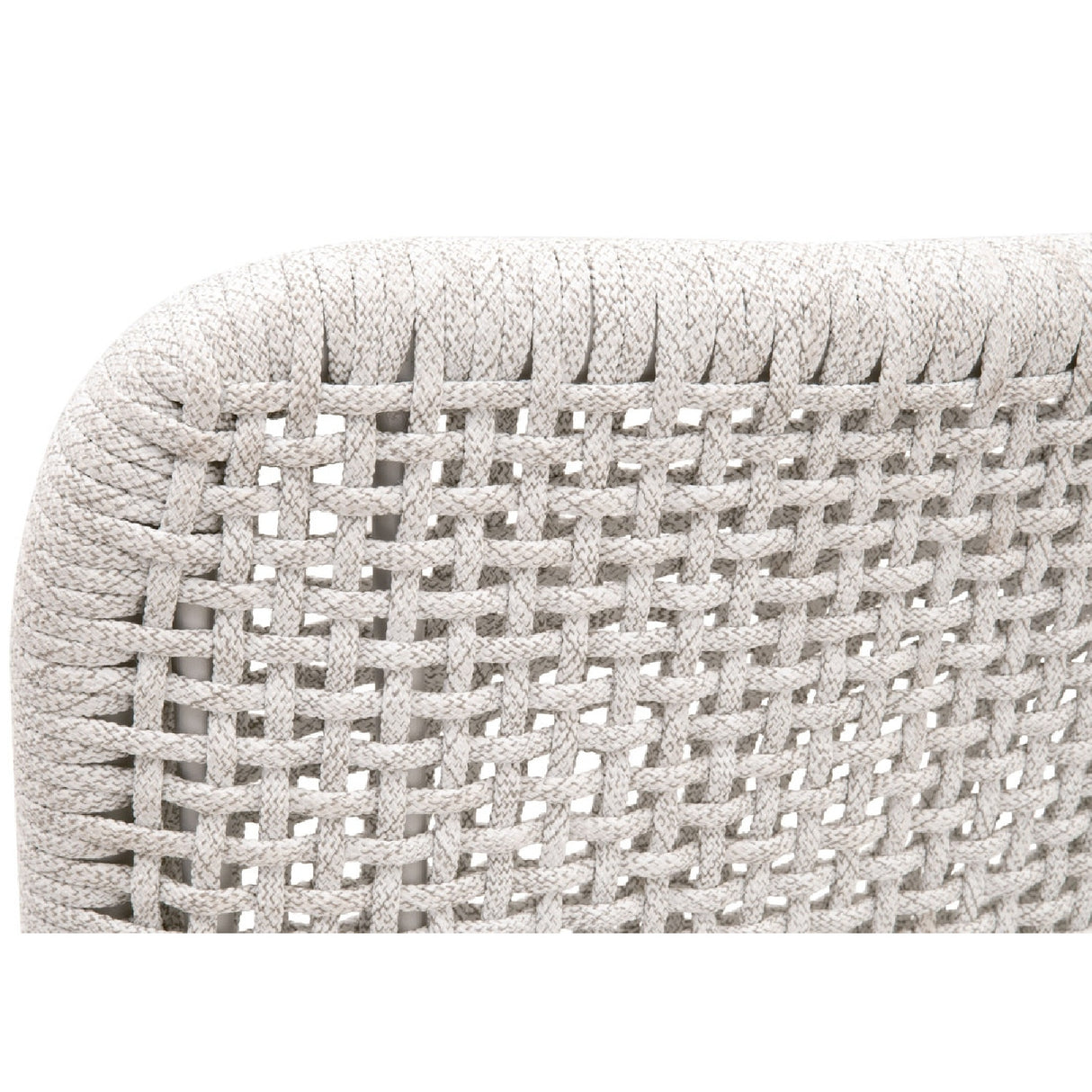 White Flat Rope Counter Stool | Oroa.com