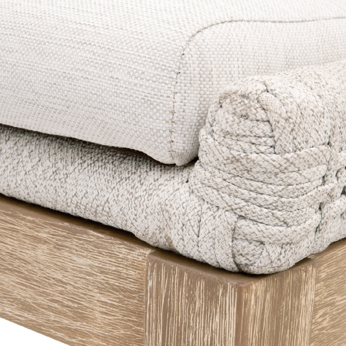 White Speckle Rope Dining Chairs (2) | Oroa.com