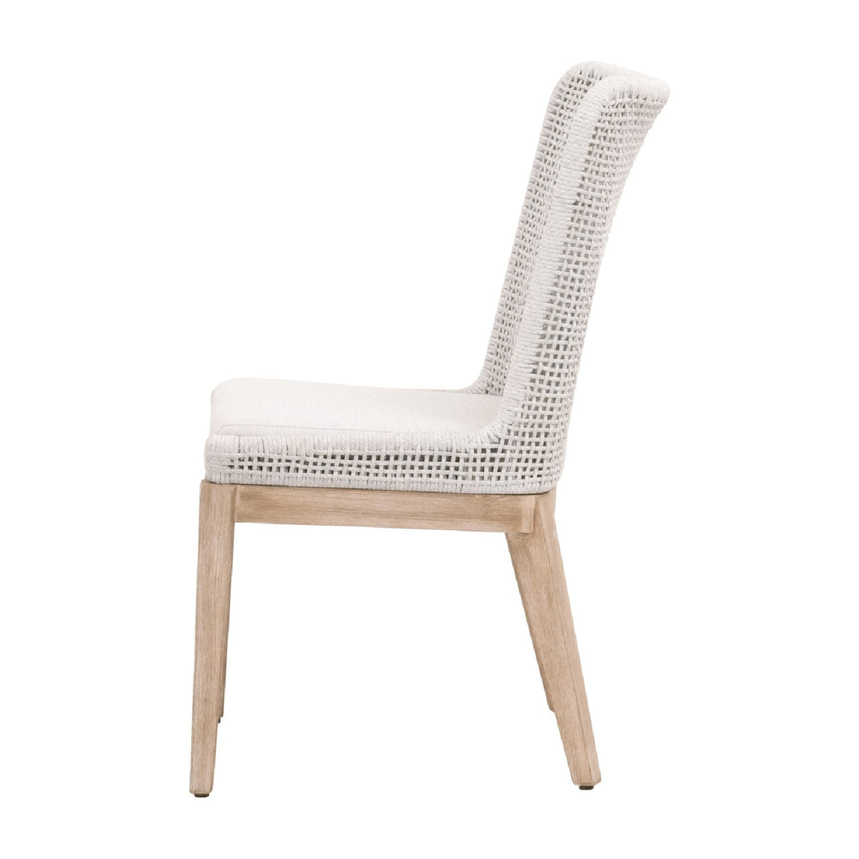White Speckle Rope Dining Chairs (2) | Oroa.com