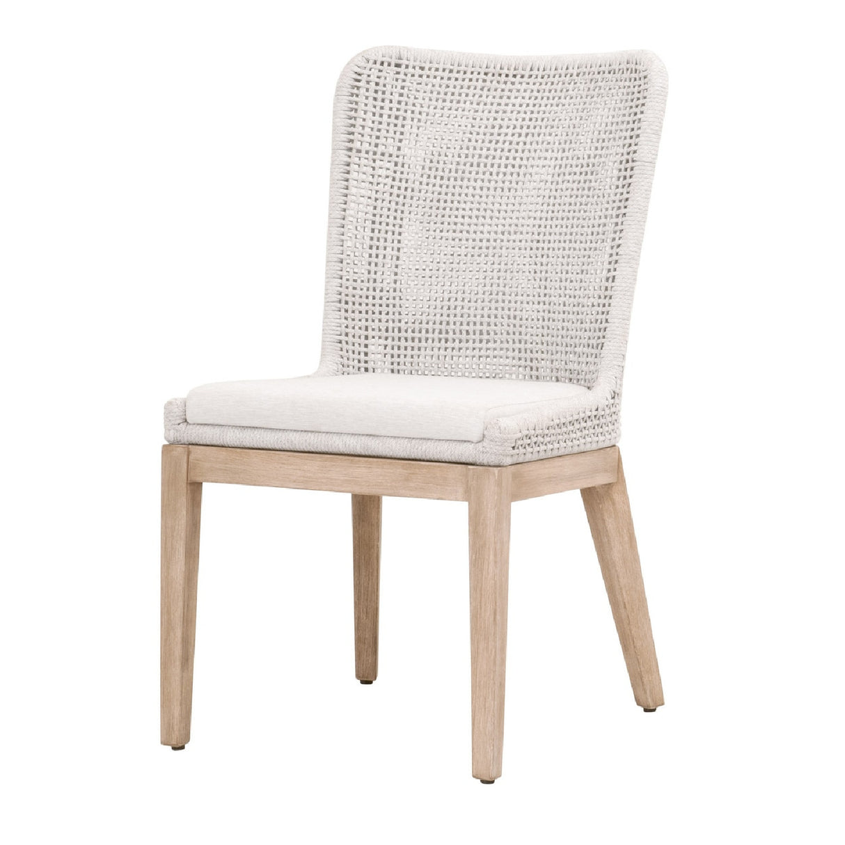 White Speckle Rope Dining Chairs (2) | Oroa.com