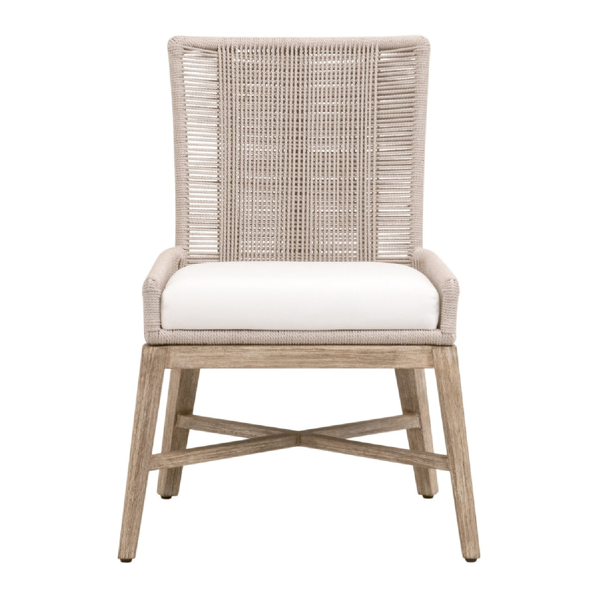 Beige Rope Dining Chairs (2) | Oroa.com