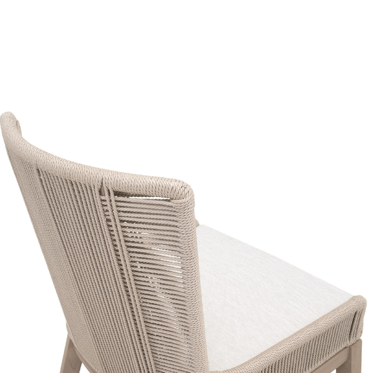 Beige Rope Outdoor Dining Chairs (2) | Oroa.com