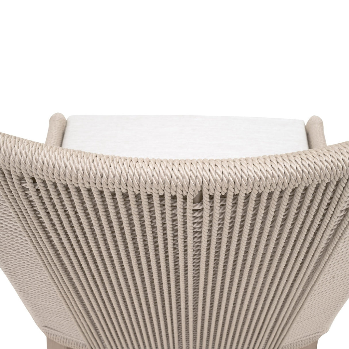 Beige Rope Outdoor Dining Chairs (2) | Oroa.com